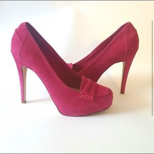 SOLD!!!  Pink Penny Loafer Stilettos